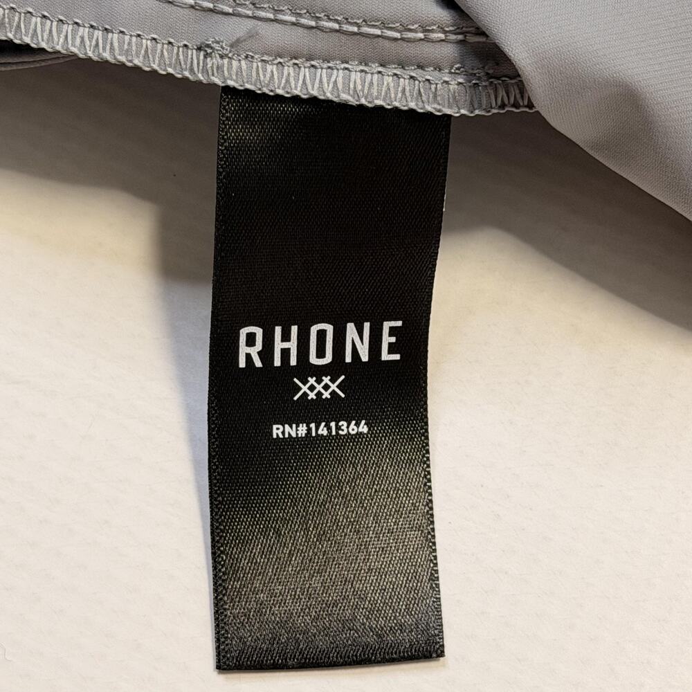 Rhone Shorts Mens 34 Gray 9 Inseam Golf Quick Dry Stretch Lightweight Athletic - Picture 11 of 14
